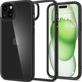 Spigen Ultra Hybrid iPhone 15 Plus viedtālruņa apvalks - matēts melns