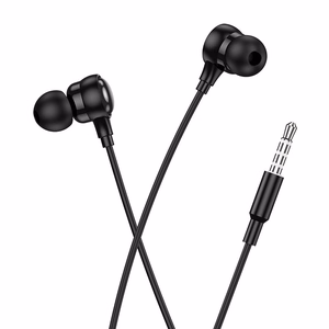 Проводные наушники-вкладыши Jack 3,5 мм Hoco M116 чёрные