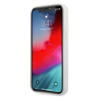 Guess GUHCP12SLSVSCR iPhone 12 mini 5.4" krēmkrāsas/krēmkrāsas cietais apvalks Script Vintage