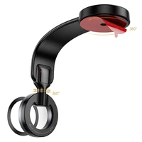 HOCO magnētiskais automašīnas turētājs centrālajai konsolei saderīgs ar MagSafe H71 melns metālisks pelēks