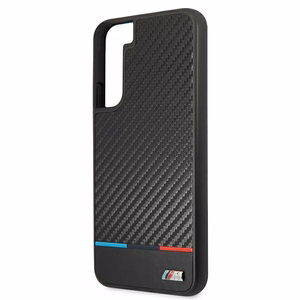 Viedtālruņa apvalks BMW M Collection Triangles Case Samsung Galaxy S22+ melns