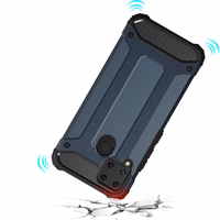 Hybrid Armor viedtālruņa apvalks Realme 10 5G / Realme 9i 5G bruņu hibrīda apvalks melns