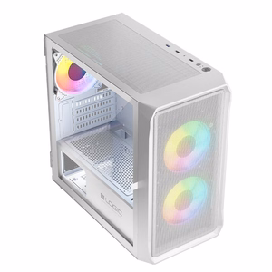 Logic PORTOS ARGB MINI USB 3.0 datora korpuss, balts