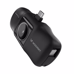 Внешний аккумулятор Wozinsky (WF16-YCS) USB-C + зарядка Apple Watch 5000mAh (20W) чёрный