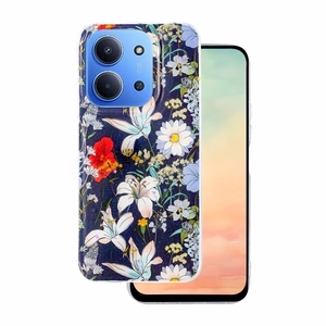 Glow Glam viedtālruņa apvalks Xiaomi Redmi 15 4G EU / 15 5G EU (171,08 x 82,05 x 8,55) zils