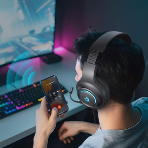 QCY Heroad V200 Tri-Mode Игровые Наушники с 7.1 Звуком, 240h Аккумулятором и Съемным Микрофоном - Черный