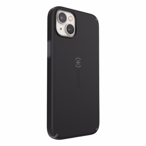 Speck CandyShell Pro + MagSafe vāciņš ierīcei iPhone 14 Plus, ar Microban pretmikrobu aizsardzību, “Black / Slate Grey” krāsu kombinācija