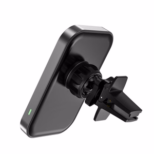 Tech-Protect CW19 MagSafe magnētiskais automašīnas turētājs ar 15W indukcijas lādētāju gaisa ventilācijai - melns
