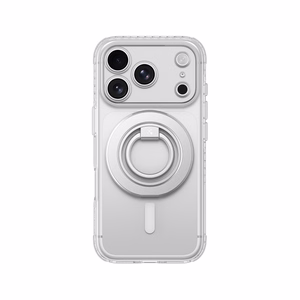 AmazingThing Titan Pro Lens Ring Set maciņš modelim iPhone 18 Pro, ar kameras aizsargu un magnētisko gredzenu, saderīgs ar MagSafe – krāsa: caurspīdīga