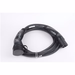 Evaka ITGAM3872 – зарядный кабель для электромобиля Type 2–Type 2, 22 кВт, 32 А, 5 × 6 мм² + 1 × 0.5 мм², 7 м, чёрный