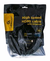 Gembird 10m HDMI M/M HDMI cable HDMI Type A (Standard) melns