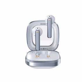 WEKOME VB09 Cyerin Series - Bluetooth wireless austiņas V5.3 TWS with charging maciņš (balts)