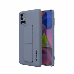 Wozinsky Kickstand Case silikona apvalks ar statīvu Samsung Galaxy M51 zils