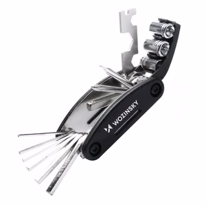 Wozinsky WWZ-01N 16-in-1 Multifunctional Bicycle Repair Tool Set - Black