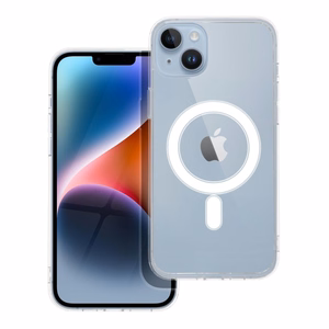 CLEAR MAG COVER viedtālruņa apvalks saderīgs ar MagSafe IPHONE 14 Plus - caurspīdīgs