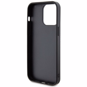 Guess Rhinestone Metāla Logotips viedtālruņa apvalks iPhone 15 Pro - rozā