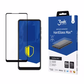 Reinforced full-screen tempered glass 3mk HardGlass Max Black for Samsung Galaxy A21s