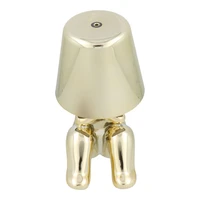 Galda lampa pie gultas GOLD MAN Art Deco sēdoša (versija 4) MLTL