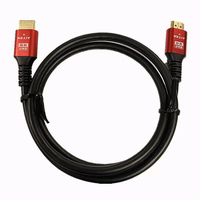 Kabelis HDMI 2.1 8K 60 Hz / 4K 120 Hz – ar ļoti augstu ātrumu, HDR, eARC, VRR, 48Gbps, 1 m, melns