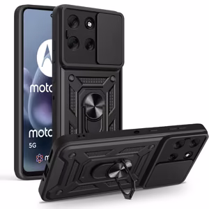 Tech-Protect CamShield Pro viedtālruņa apvalks Motorola Moto G86 5G - melns