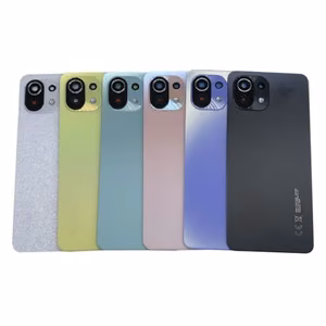 Aizmugurējais vāciņš Saderīgs ar Xiaomi Mi 11 Lite 5G / Piparmētru Zaļš / (ar camera lens) HQ