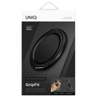 Uniq Gripfit 360 magnētiskais turētājs ar statīvu - melns / nakts melns