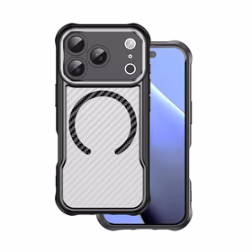 Defender Carbon Mag maciņš for iPhone 17 Pro 6,3" melns