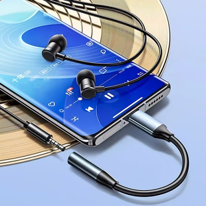 Wozinsky WACM-01 USB-C adapteris - 3.5 mm mini ligzda - melns