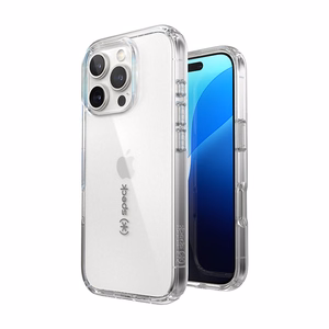 Speck GemShell vāciņš iPhone 16 Pro tālrunim, Clear