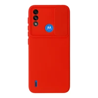 Camshield Soft viedtālruņa apvalks Motorola Moto E7 Power/E7i Power sarkans