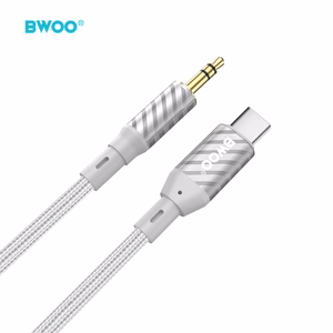 BWOO AUX Kabelis Type C to 3.5mm Jack audio AUX074