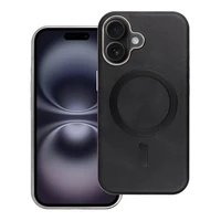 GENTLEMAN MAG COVER Viedtālruņa apvalks saderīgs ar MagSafe IPHONE 16 melns