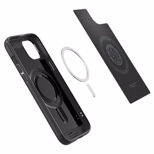 Spigen Mag Armor MagSafe viedtālruņa apvalks iPhone 15 - matēti melns