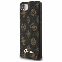 Guess Peony Script Logo magnētiskais viedtālruņa apvalks iPhone 16e - melns