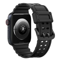Siksniņa Triple Protection Apple Watch 38 / 40 / 41 mm aproces siksniņa - melna