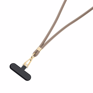 3mk EasyClip Elite tālruņa aukliņa, Taupe (zelta krāsas furnitūra)