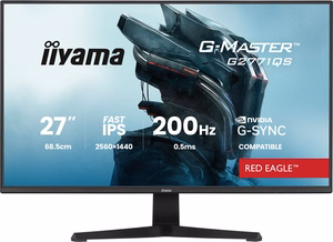 iiyama G-MASTER G2771QS-B1 computer monitor 68.6 cm (27") 2560 x 1440 pixels Wide Quad HD melns