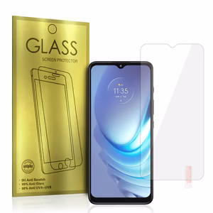 Grūdētais stikls (m) zeltains paredzēts MOTOROLA MOTO E13 4G/OPPO A18/A38/A58 5G/SAMSUNG A13 4G/A13 5G/REALME C21Y (bez pirkstu nospiedumu atslēgšanas)