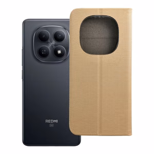 SENSITIVE grāmatiņas maciņš XIAOMI Redmi Note 15 5G zeltains