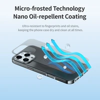 Rock Matte sērijas magnētiskais viedtālruņa apvalks Iphone 16 melns