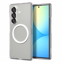 Spigen AirSkin Mag MagSafe viedtālruņa apvalks Samsung Galaxy Z Fold 7 - skaidrs un balts