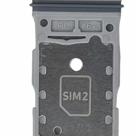 SIM card holder Samsung S721 S24 FE Zils/Piparmētru/Dzeltens original (service pack)