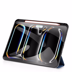 Dux Ducis Domo apvalks ar vāciņu un viedo miega režīmu Xiaomi Pad 6 / 6 Pro – zils