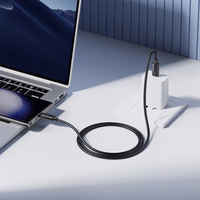 Borofone kabelis BX123 Leya - C tipa kabelis - PD 60W 3A 1 metrs melns