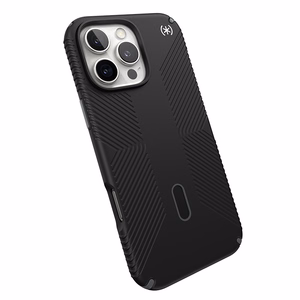 Speck Presidio2 Grip ClickLock & MagSafe vāciņš ierīcei iPhone 16 Pro Max, melns / slānekļpelēks / balts