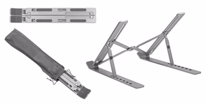 Foldable Steel Laptop / Tablet Statīvs HISMART, ar 7 Adjustment Positions
