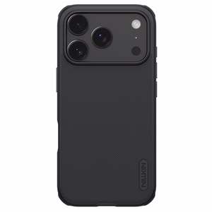 Nillkin Super Frosted Shield Pro Magnētiskais viedtālruņa apvalks saderīgs ar MagSafe iPhone 17 Pro Max - melns
