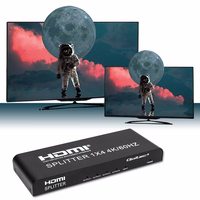 Qoltec 51799 aktīvais HDMI sadalītājs 4x HDMI 4K 6Gb/s 60Hz