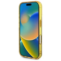 Guess IML Peony On 4G Background MagSafe viedtālruņa apvalks iPhone 16 - brūns