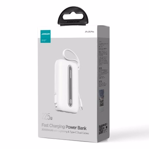 Внешний аккумулятор Joyroom "JR-L012 Plus Colorful" белый 20000mAh (22.5W)